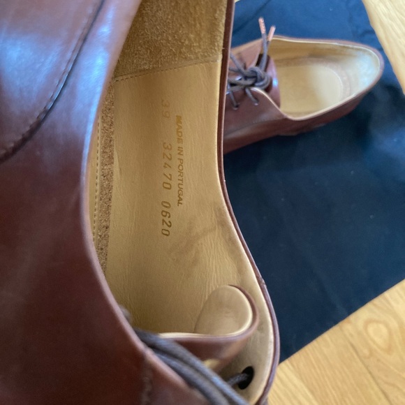 The Office of Angela Scott Mr. Evans Wingtip Walnut Brown - Picture 7 of 8